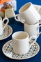 Hermia Beste 12 Juego de tazas de café y platos Multicolor